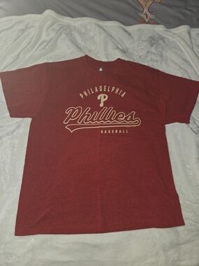 Genuine Merchandise Maroon Philadelphia Phillies Tee